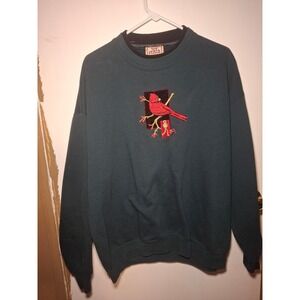 Red cardinal‎ sweater